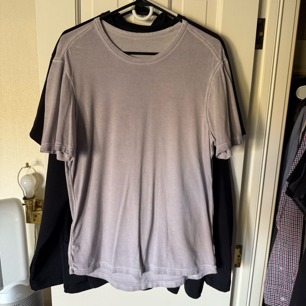 Lulu Lemon Men's violet color T-Shirt